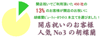カフェ・レストランの開店祝いにおすすめの花です